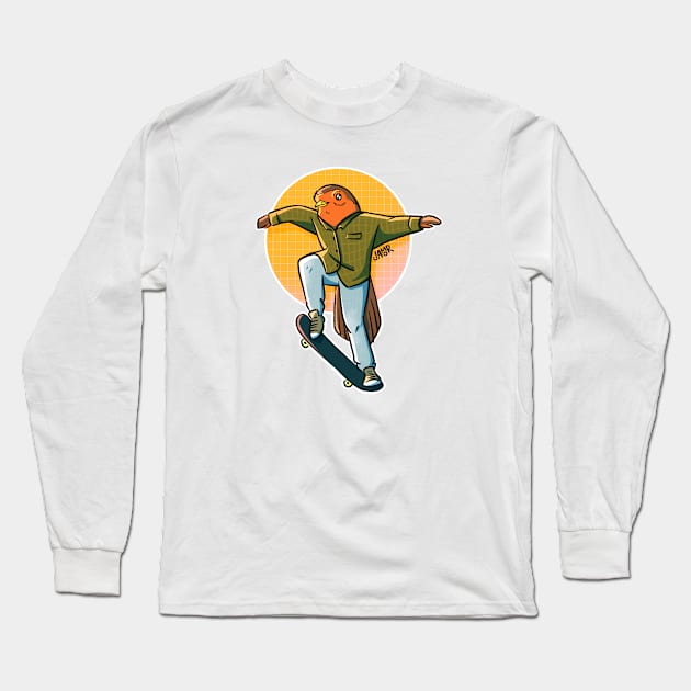 Skate Robin Long Sleeve T-Shirt by jastinamor